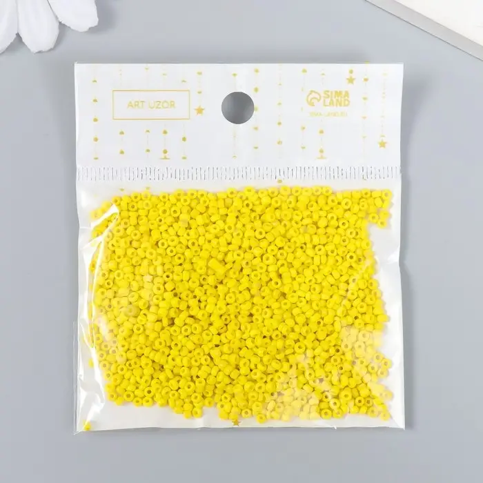 Бисер круглый размер 12/0 «Мимоза» 20 г Бисер круглый размер 12/0 «Мимоза» 20 г