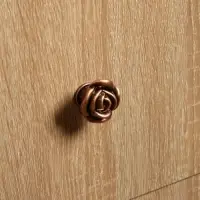 Ручка-кнопка CAPPIO Rose 01, цвет медь