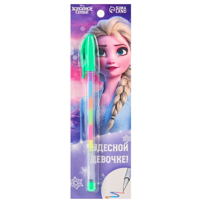 Ручка шариковая, многоцветная, Холодное сердце Ручка шариковая, многоцветная, Холодное сердце