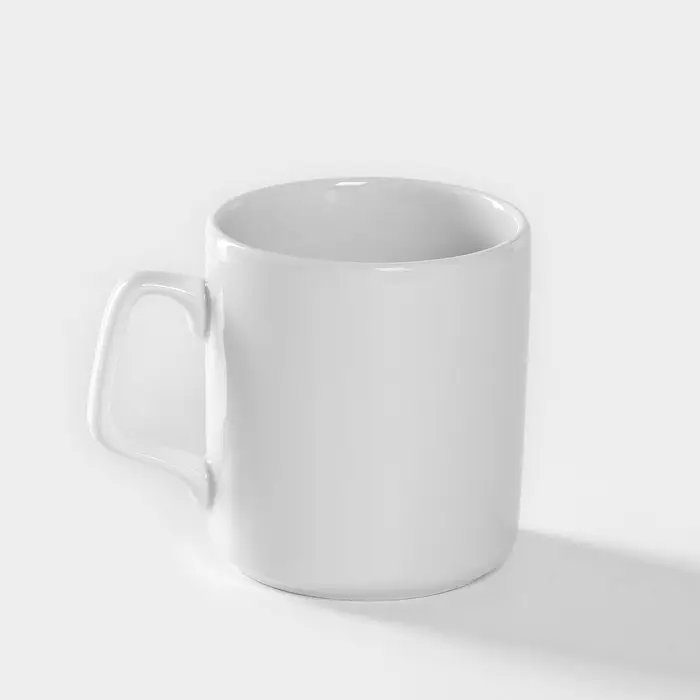 Кружка Добрушский завод &laquo;Бельё&raquo;, 350 мл, d=8.2 см, фарфор, белая