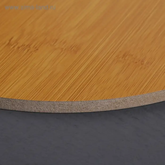 Доска для подачи Доляна &laquo;Цинза&raquo;, d=32 см, толщина 0.8 см, бамбук