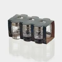 Набор стопок &laquo;Флора&raquo;, 50 мл, с гравировкой и напылением, 6 шт.