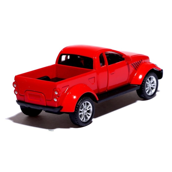 Машина металлическая «Раптор», открываются двери, 1:32, инерция, цвет красный Машина металлическая «Раптор», открываются двери, 1:32, инерция, цвет красный