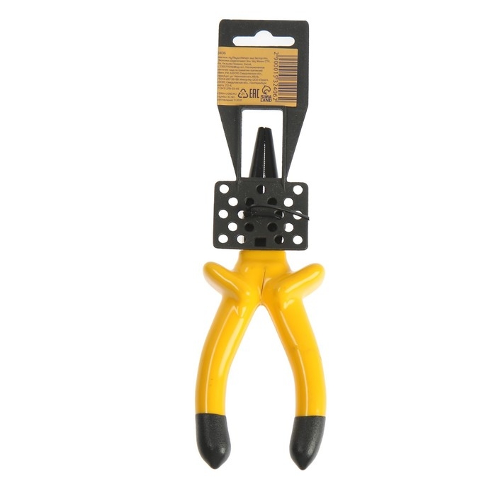 Длинногубцы диэлектрические ТУНДРА, изолирующие рукоятки из резины до 1000 В, 160 мм Длинногубцы диэлектрические ТУНДРА, изолирующие рукоятки из резины до 1000 В, 160 мм