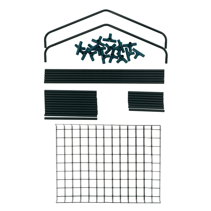 Стеллаж для рассады, 5 полок, 190 × 40 × 65 см, металлический каркас d = 12 мм, без чехла, Greengo