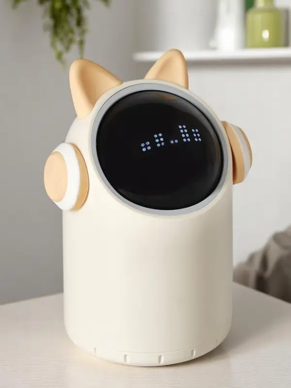 Ведро для мусора сенсорное, 2 л, в ушах и наушниках, бежевое Ведро для мусора сенсорное, 2 л, в ушах и наушниках, бежевое