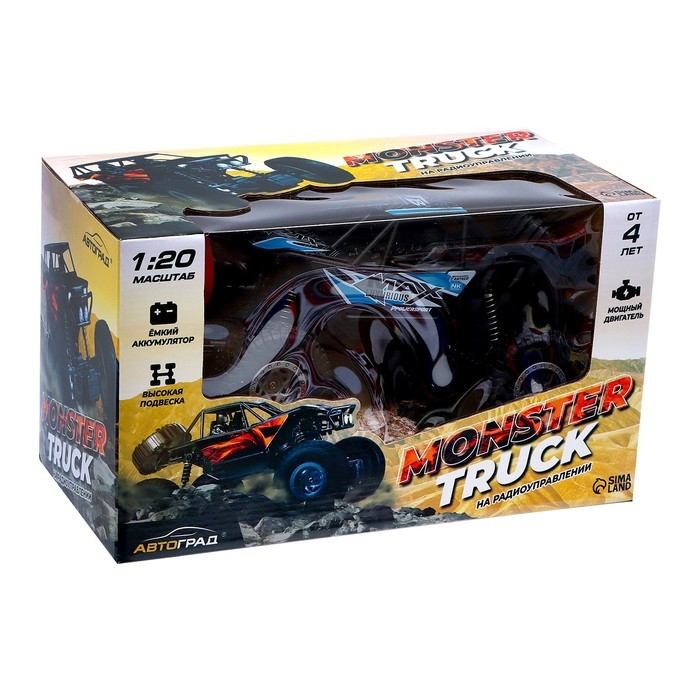 Джип радиоуправляемый «Краулер», 1:20, работает от аккумулятора, цвет синий Джип радиоуправляемый «Краулер», 1:20, работает от аккумулятора, цвет синий