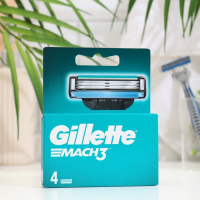 Сменные кассеты Gillette Mach3, 3 лезвия, 4 шт