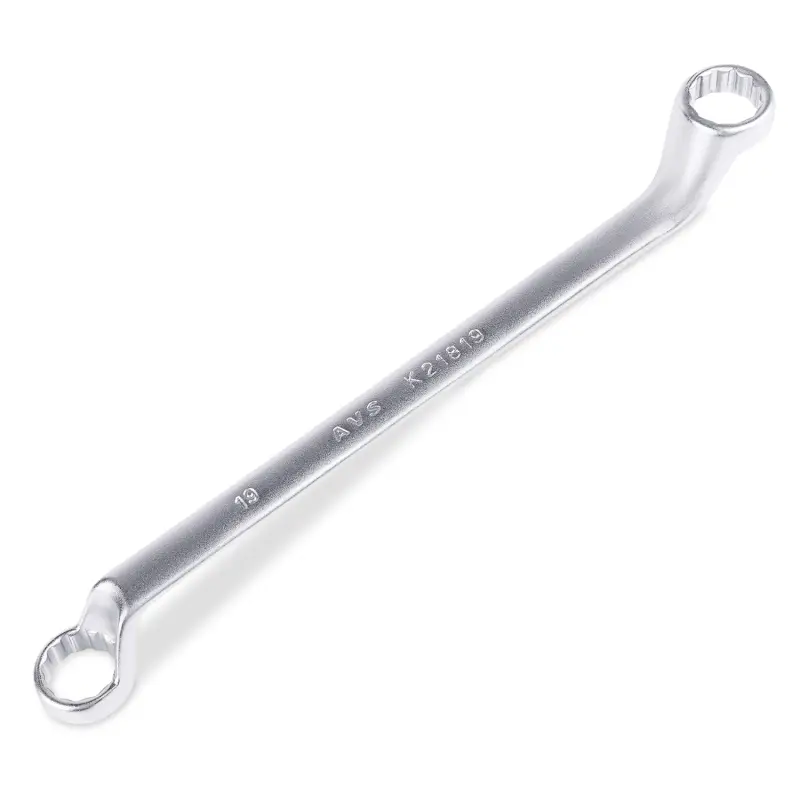 Ключ гаечный накидной изогнутый (18х19 мм) AVS K21819