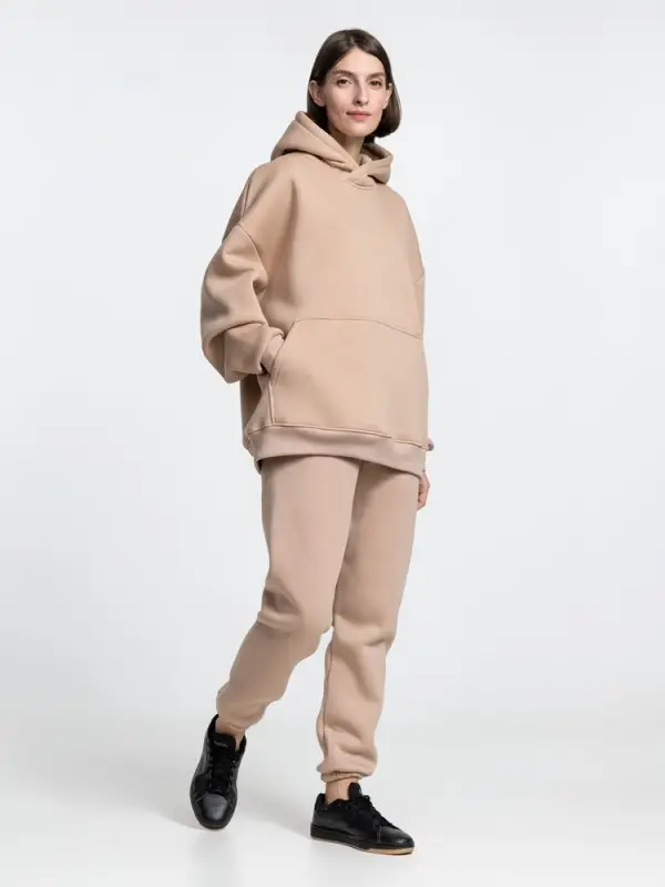 Худи Kulonga Oversize, бежевое, размер ХS/S Худи Kulonga Oversize, бежевое, размер ХS/S