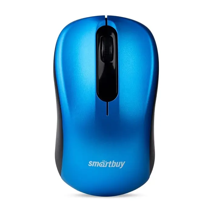 Мышь Smartbuy ONE 378, беспроводная, оптическая, 1600 dpi, 2xAA , USB, синяя