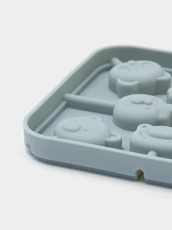 Форма для леденцов &laquo;Зверята&raquo;, силикон, 14&times;14&times;1.4 см, 8 ячеек, с палочками, МИКС