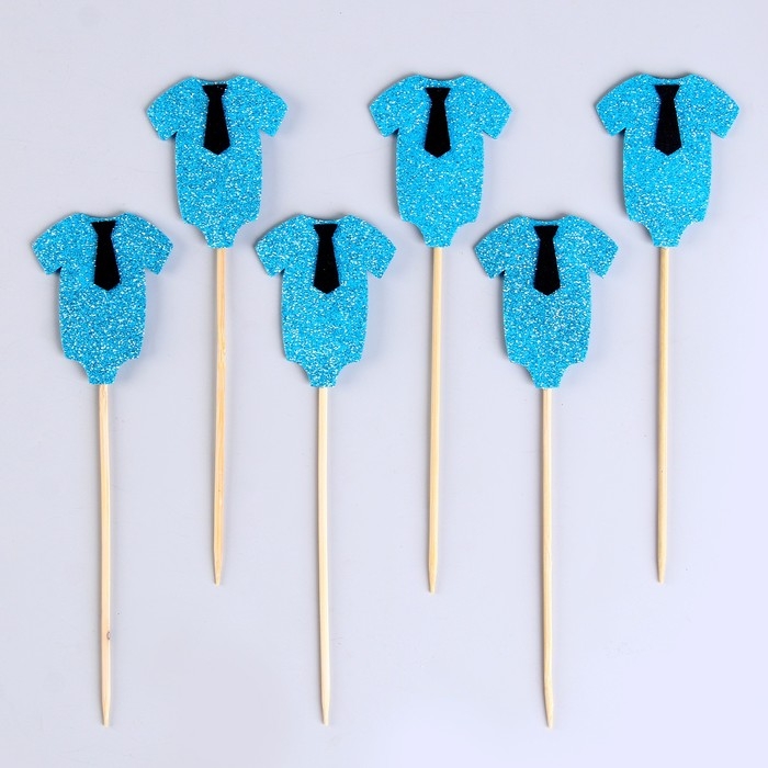 Шпажки - шампуры для канапе «Гендерная вечеринка», набор 6 штук Шпажки - шампуры для канапе «Гендерная вечеринка», набор 6 штук