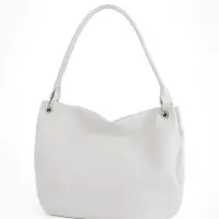 Сумка - мешок женская TEXTURA, на молнии, 36&times;10&times;28 см, белая