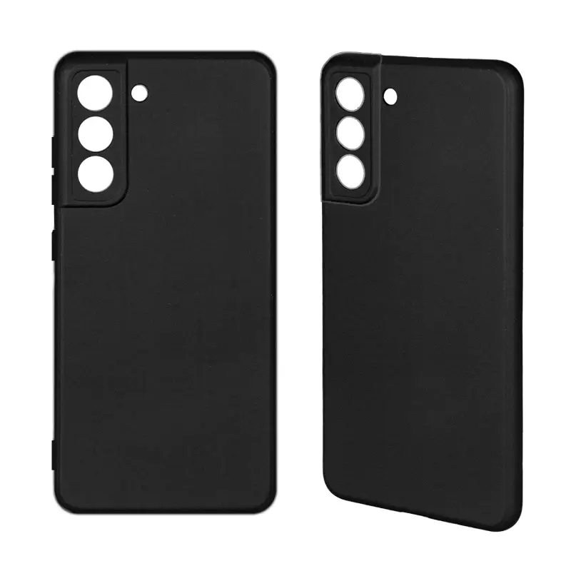 Чехол для Samsung S21 FE TPU матовый черный