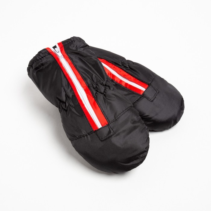 Варежки зимние детские MINAKU, цв.черный, р-р 16-17 (20 см) Варежки зимние детские MINAKU, цв.черный, р-р 16-17 (20 см)