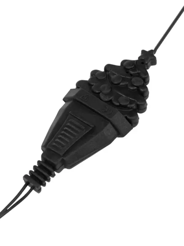 Удлинитель для комнатных гирлянд, 3 м, тёмная нить, УМС-вилка