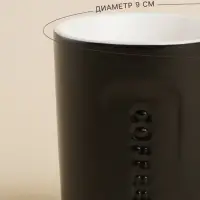 Кружка SL Home &laquo;Дольче фар ниенто&raquo;, 400 мл, керамика, чёрная