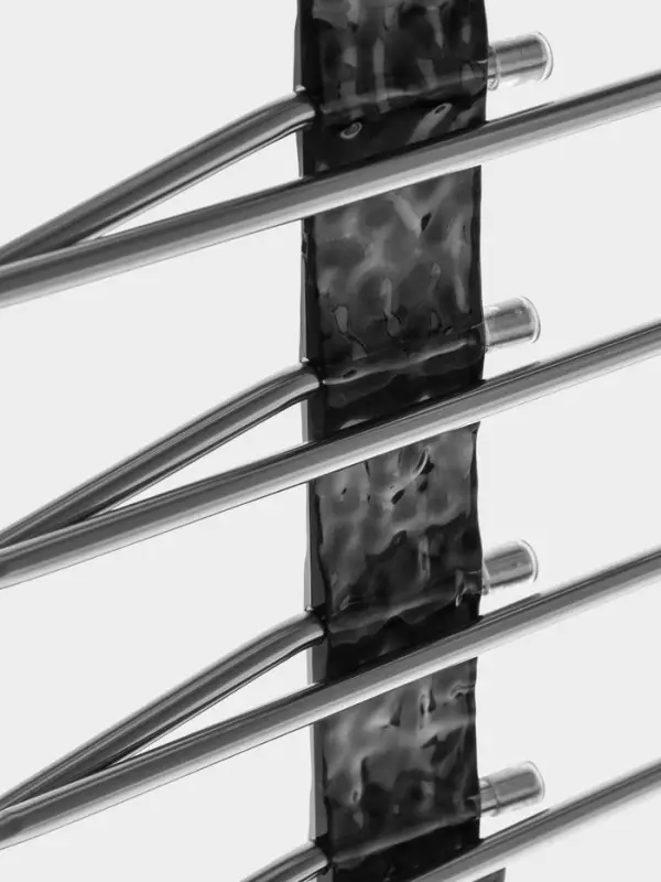 Вешалка для брюк многоуровневая, трансформер, 30.5&times;32&times;7.5 см, 5 уровней, прозрачная чёрная