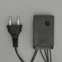 Гирлянда &laquo;Бахрома&raquo; 4&times;0.6 м, IP44, тёмная нить, 180 LED, свечение тёплое белое, 8 режимов, 220 В