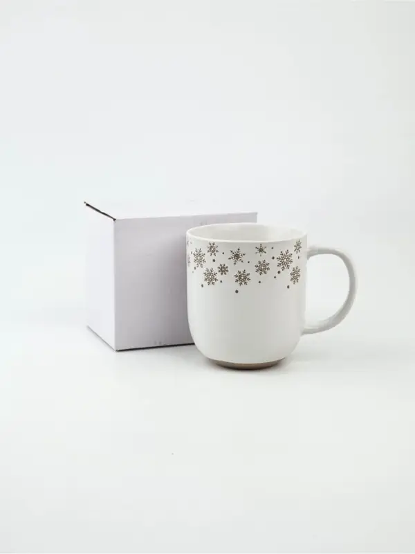 Кружка новогодняя керамическая &laquo;Снежная сказка&raquo;, 400 мл, ручная работа