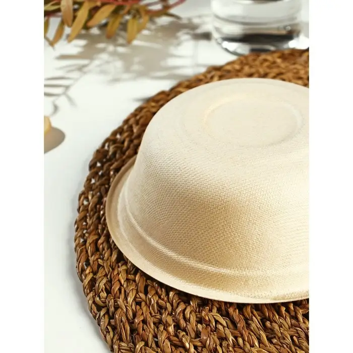 Миска Ecolife, 500 мл, d=15,5 см, сахарный тростник Миска Ecolife, 500 мл, d=15,5 см, сахарный тростник