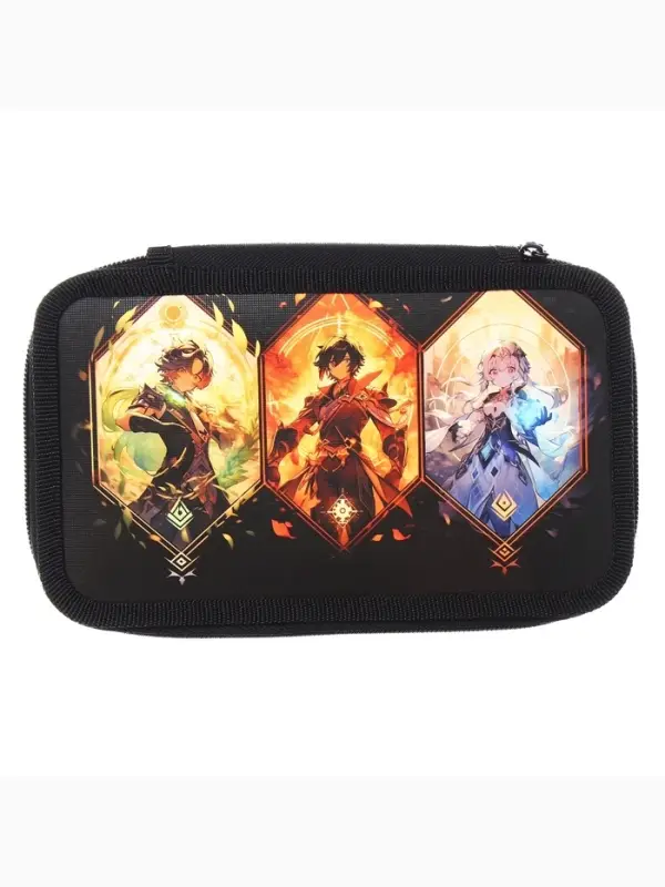 Пенал школьный, 2 секции, 12.5&times;20.5&times;4 см &laquo;Аниме game&raquo;