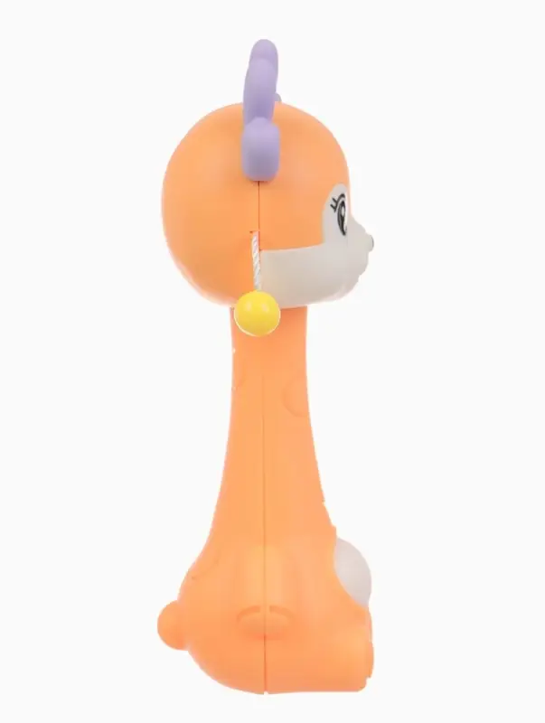 Погремушка-прорезыватель &laquo;Оленёнок Софи&raquo; 2 в 1, от 3 мес. оранжевый/фиолетовый