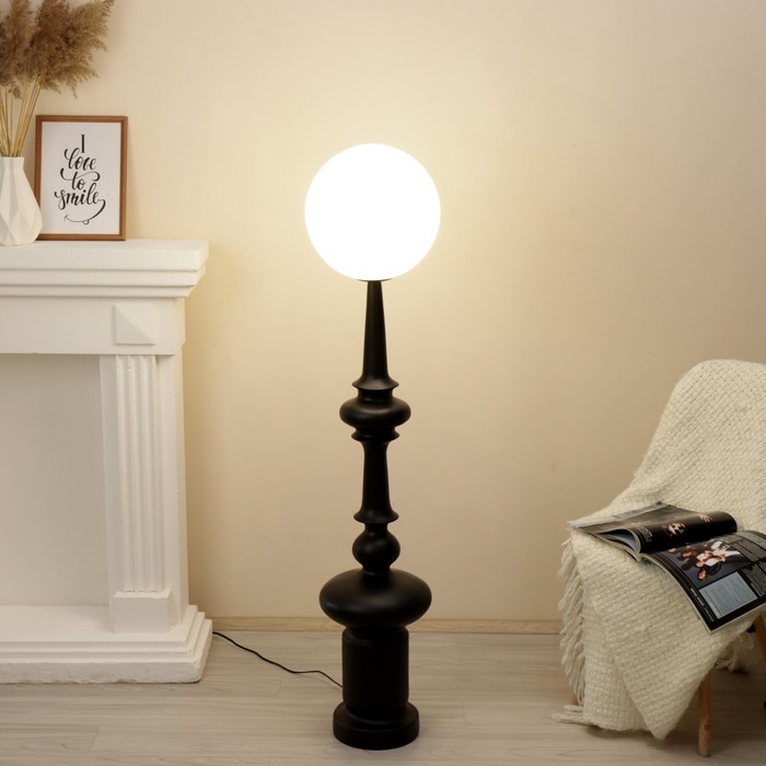 Торшер  Торшер "Алфил" LED 10Вт 4000К черный 30х30х138см