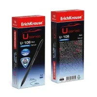Ручка шариковая ErichKrause U-108 Original Stick, узел 1.0 мм, чернила чёрные, супермягкое письмо, длина линии письма 1000 метров Ручка шариковая ErichKrause U-108 Original Stick, узел 1.0 мм, чернила чёрные, супермягкое письмо, длина линии письма 1000 метров