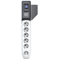 Сетевой фильтр PILOT PRO 3м (10А/2200Вт/6р) серый