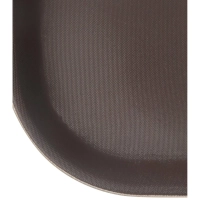 Поднос прорезин.прямоуг.14''х18''(455х355) корич., кт06