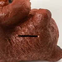 Копилка "Мишка лёжа" 15х28 см, цветной Копилка "Мишка лёжа" 15х28 см, цветной