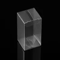 Складная прозрачная коробка из PVC, для упаковки подарков, 4×4×8 см