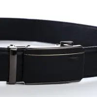 Ремень мужской, ширина 3.6 см, пряжка автомат, чёрный