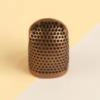 Напёрсток раздвижной, для длинных ногтей, размер М, цвет бронзовый