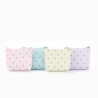 Монетница на молнии, 11.5&times;3&times;8.5 см, МИКС