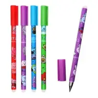 Вечный карандаш чернографитный Calligrata, НВ, корпус с рисунком, МИКС