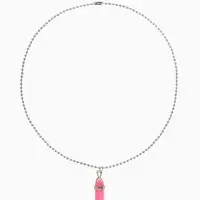 Кулон на цепочке &laquo;Маятник&raquo;, малиновый, 40 см