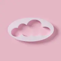 Формы для вырезания теста и мастики Доляна, набор 5 шт., 7.8&times;4.6&times;1 см, пластик, белые