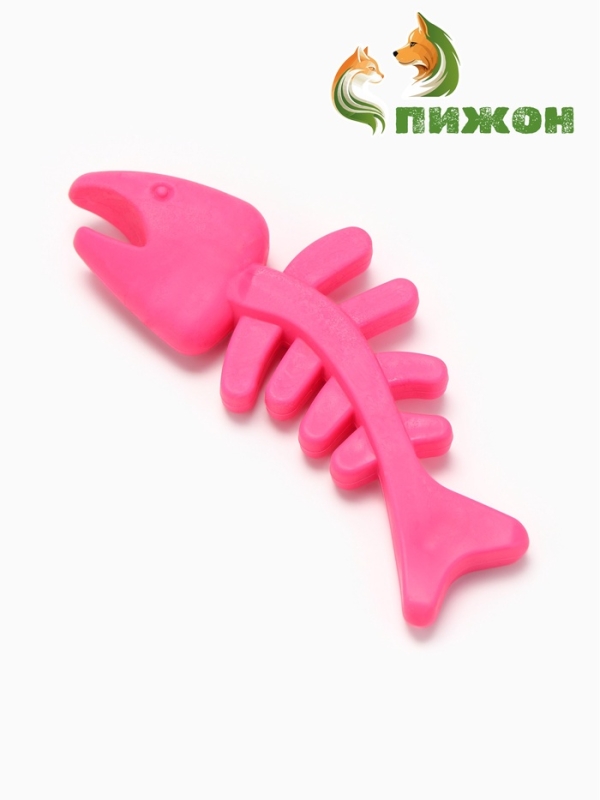 Игрушка жевательная Игрушка жевательная "Планктон", TPR, 12,5 см, розовая