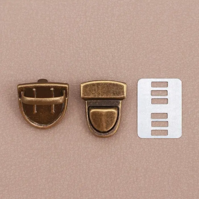 Застёжка для сумки, 3×2 см, цвет бронзовый Застёжка для сумки, 3×2 см, цвет бронзовый