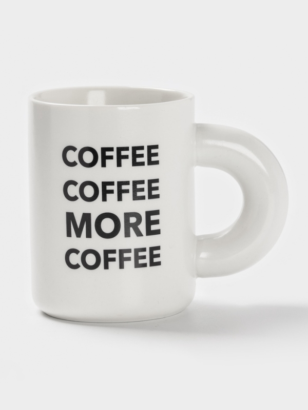 Кружка Доляна Кружка Доляна "Coffee tike" 12,5х8х10,8 см, цвет белый