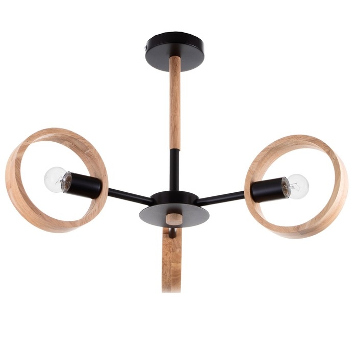 Люстра 1057/3BK E27 60Вт черный 70х70х55 см BayerLux