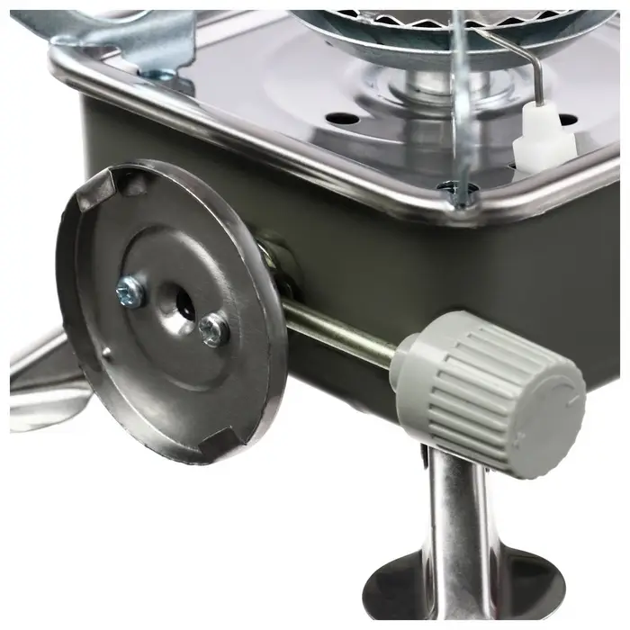 Плита газовая портативная maclay, для кемпинга, 15&times;15&times;9 см, квадратная