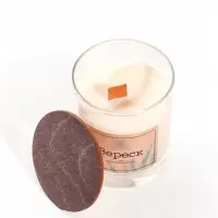 Свеча ароматическая в стекле ORGANIC, 190 мл, соевый воск, вереск