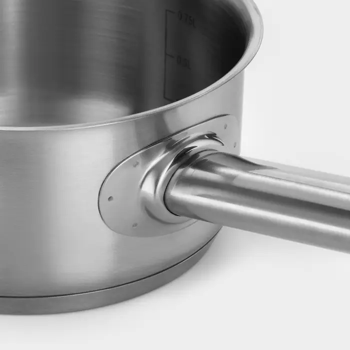 Ковш Катунь &laquo;Общепит&raquo;, 1 л, d=14 см, h=7 см, капсульное дно, индукция, нержавеющая сталь