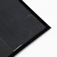Обложка для паспорта TEXTURA, натуральная кожа, тиснение крокодил, чёрная