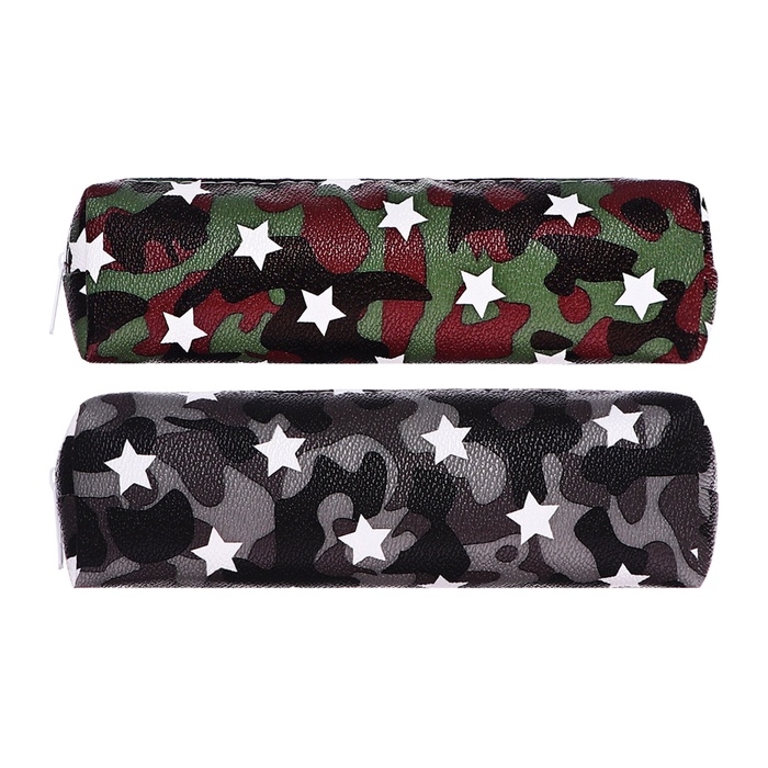 Пенал школьный «Миллитари», на молнии, МИКС Пенал школьный «Миллитари», на молнии, МИКС