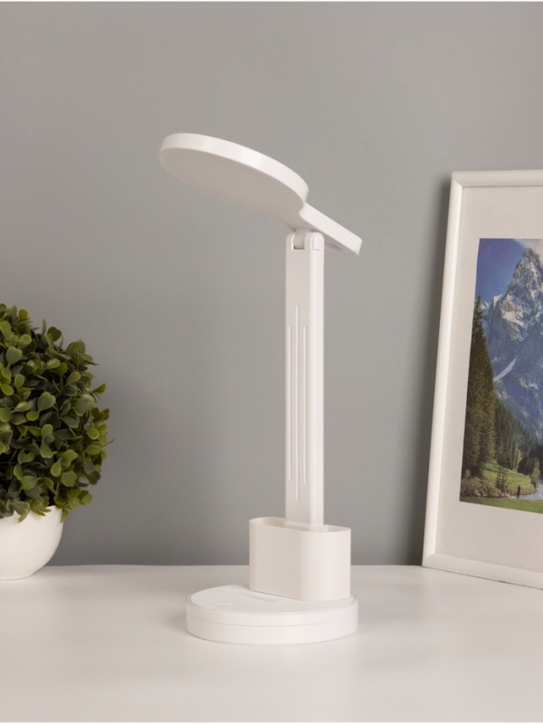 Светильник настольный «Ник» АКБ 800Ма USB Type-C 5Вт LED 3000-6000К сенсор 7х14х45см Светильник настольный «Ник» АКБ 800Ма USB Type-C 5Вт LED 3000-6000К сенсор 7х14х45см